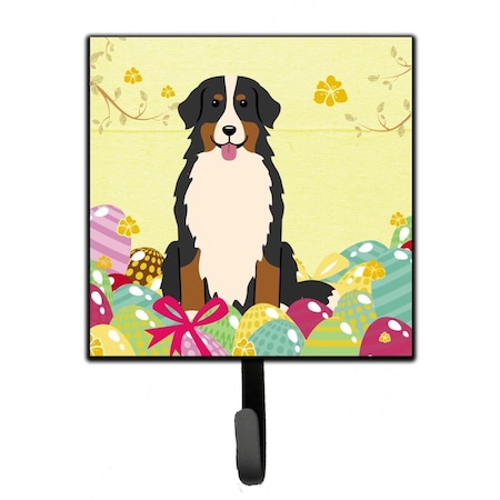 Carolines Treasures Easter Eggs Bernese Mountain Dog Leash or Key Holder BB6036SH4
